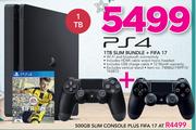 PS4 500GB Slim Console+ Fifa 17