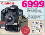 Canon DSLR Twin Lens Camera Bundle 1300D