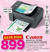 Canon MX494 All In One Colour Inkjet Printer
