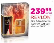 Revlon Fire & Ice Inferno For Him Gift Set-Per Set