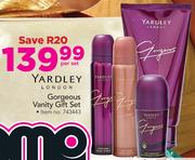 Yardley Gorgeous Vanity Gift Set-Per Set