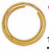 12mm 9ct Gold Single Earring-Each