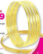 4mm 9ct Gold Bangle-Each