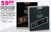 Axe Dark Temptation Or Black Gift Set-Per Set