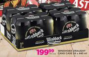 Windhoek Draught Cans Case-24 x 440ml Per Case