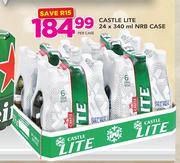 Castle Lite NRB Case-24 x 340ml Per Case