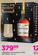 Hennessy VS Double Glass Gift Pack-750ml Each
