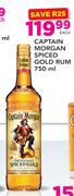 Captain Morgan Spiced Gold Rum-750ml 
