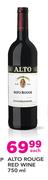 Alto Rouge Red Wine-750ml