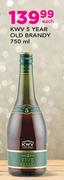 KWV 5 Year Old Brandy-750ml