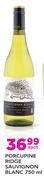 Porcupine Ridge Sauvignon Blanc-750ml