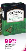 Overmeer Grand Wine-5Ltr Each