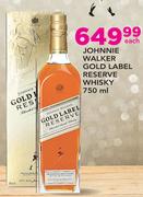 Johnnie Walker Gold Label Reserve Whisky-750ml Each