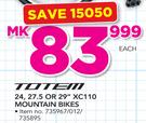 Totem 24, 27.5 or 29" XC110 Mountain Bike-Each