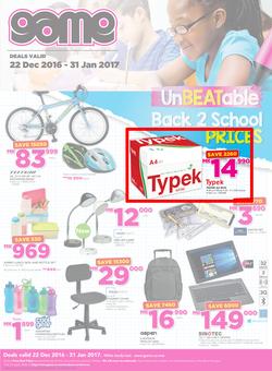 Game Malawi : Back To School (22 Dec - 31 Jan 2017), page 1
