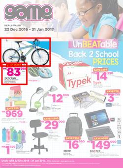 Game Malawi : Back To School (22 Dec - 31 Jan 2017), page 1