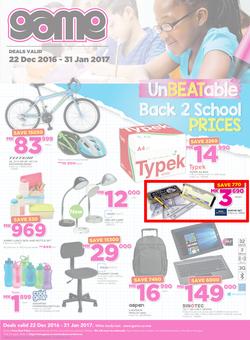 Game Malawi : Back To School (22 Dec - 31 Jan 2017), page 1