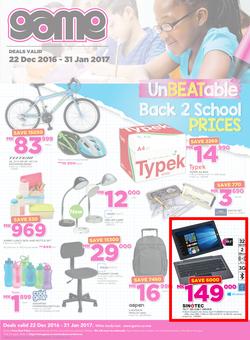 Game Malawi : Back To School (22 Dec - 31 Jan 2017), page 1