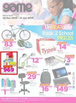 Game Malawi : Back To School (22 Dec - 31 Jan 2017), page 1