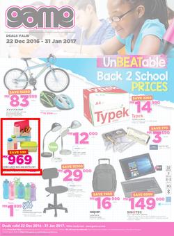 Game Malawi : Back To School (22 Dec - 31 Jan 2017), page 1