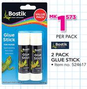 Bostik 2 Pack Glue Stick-Per Pack