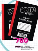 Game A4 2 Quire Counter Book-Each