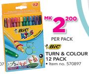 BIC Turn & Colour 12 Pack-Per Pack