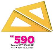 26cm Set Square 45 Degree