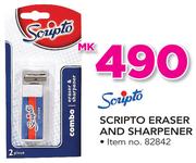Scripto Eraser And Sharpener