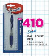 Scripto Ball Point Pen (Blue Or Black)