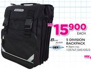Blue juice 5 Divison Backpack