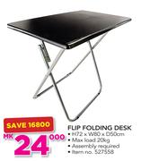 Flip Folding Desk 72x80x50cm