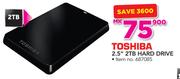 Toshiba 2.5" 2TB Hard Drive