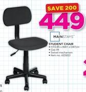 Mainstays Student Chair 73-85x41x47cm