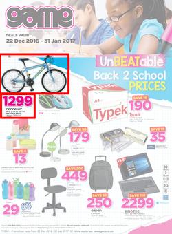 Game Zambia : Lusaka Back To School (22 Dec - 31 Jan 2016), page 1