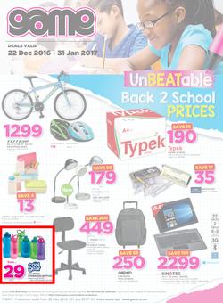Game Zambia : Lusaka Back To School (22 Dec - 31 Jan 2016), page 1