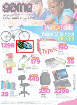 Game Zambia : Lusaka Back To School (22 Dec - 31 Jan 2016), page 1