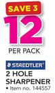 Staedtler 2 Hole Sharpener-Per Pack