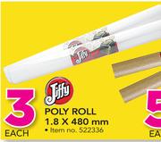 Jiffy Poly Roll 1.8x480mm-Each