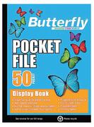 Butterfly A4 20 Page Pocket File