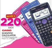 Casio Scientific Calculator-Each