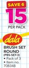 Dala Brush Set Round PBS-SET-3-Per Pack