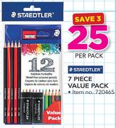 Staedtler 7 Piece Value Pack-Per Pack