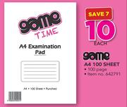 Game Book A4 100 Sheet