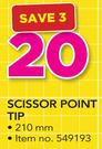 Simple Choice 210mm Scissor Point Tip
