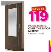 Home Habitz Over The Door Mirror