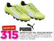 Puma Iikati Fluo Yel Soccer Boot