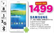 Samsung 7" 3G Tab3 Tablet T116