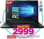 Lenovo Intel Celeron Notebook Ideapad 110
