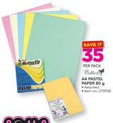 Butterfly A4 Pastel Paper 80g-Per Pack